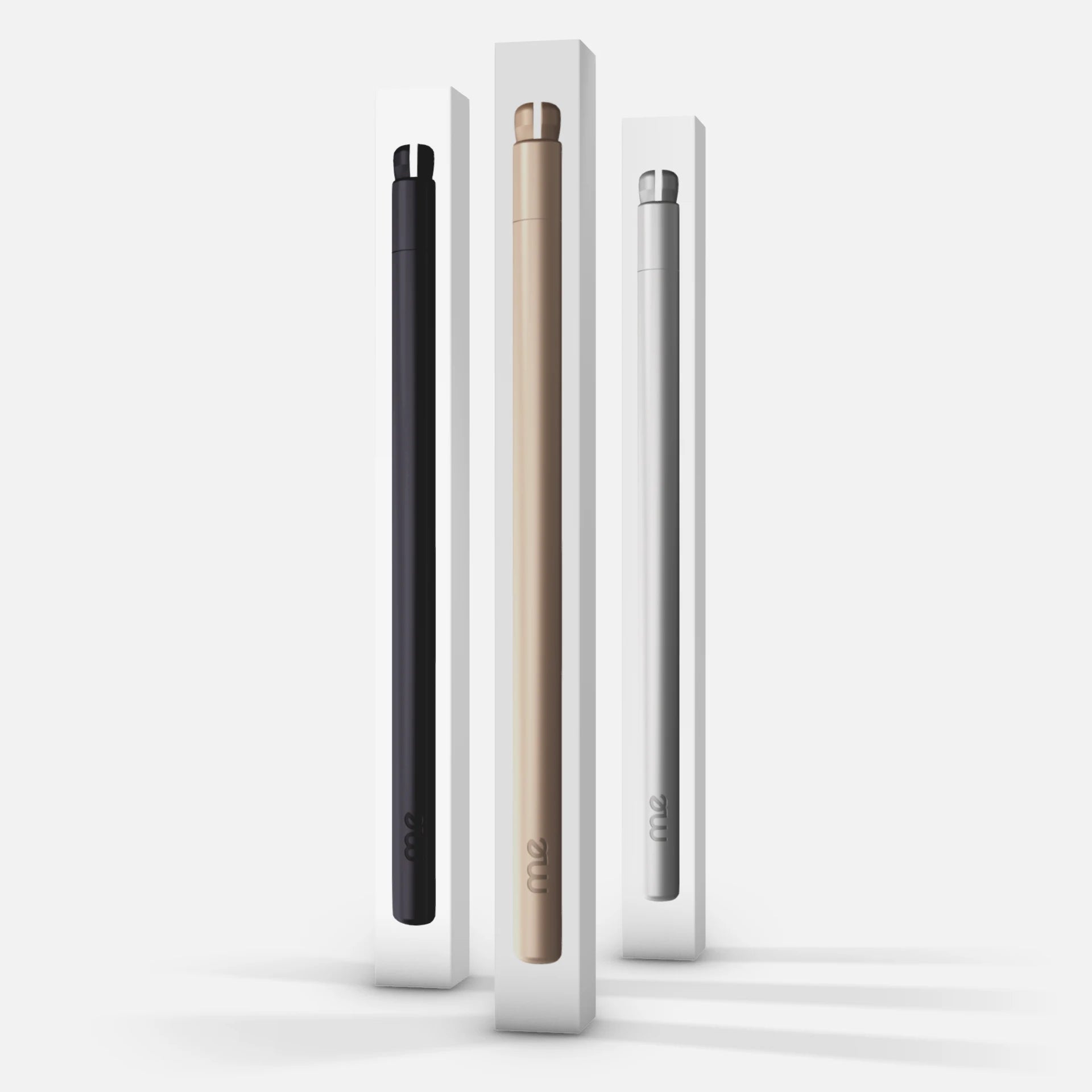 Pencil / Aluminium pen for replaceable disposable refills - Gold